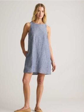 QUINCE 100% European Linen Tank Mini Dress Size S